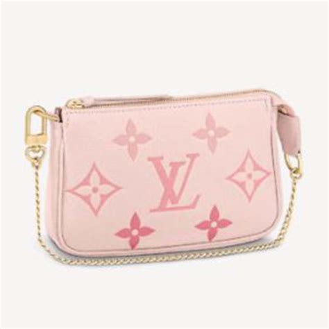 lv mini pochette pink|louis vuitton mini pouch.